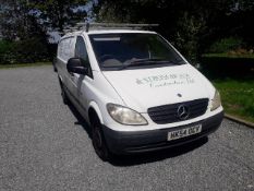 Mercedes Benz Vito Van with Rhino Roof Bars, Registration HK54 0CV, Odometer 109931, 2 x keys, MOT