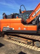 Doosan DX140 LC-5 Crawler Excavator, operating mas