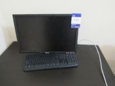 Dell monitor and keyboard