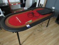 Red Tooth Poker Table