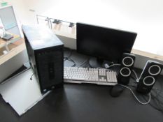 HP 286 G2 Tower PC, no HDD or RAM, 19” TFT screen, keyboard and mouse