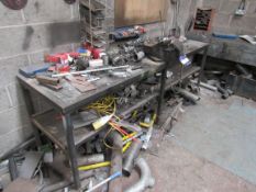 Metal Workbench and No 6 Vice