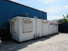 BritCab secure site office containing 2 offices, k