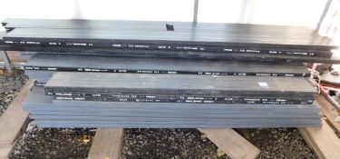 Mixed length plastic boards to pallet
