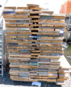 Wooden pads to pallet