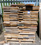 Wooden pads to pallet