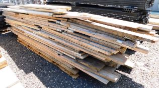 Quantity of mixed length scaffold boards to pallet