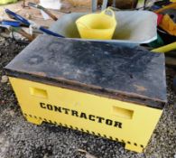 Contractor tool chest & wheelbarrow