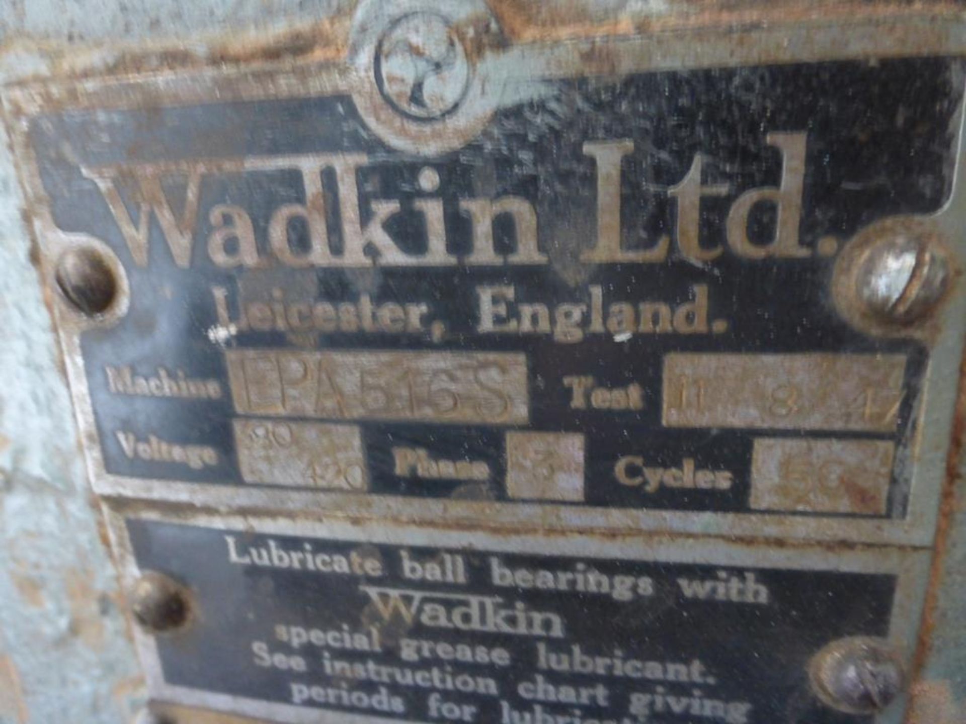 Wadkin EPA 5165 Spindle Moulder - Image 8 of 8