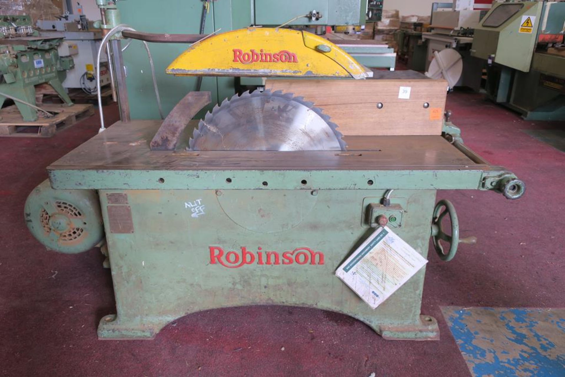 Robinson Ripsaw 24" VR/T 5 foot Bed fitted with Crompton S10 Brake - Image 5 of 11