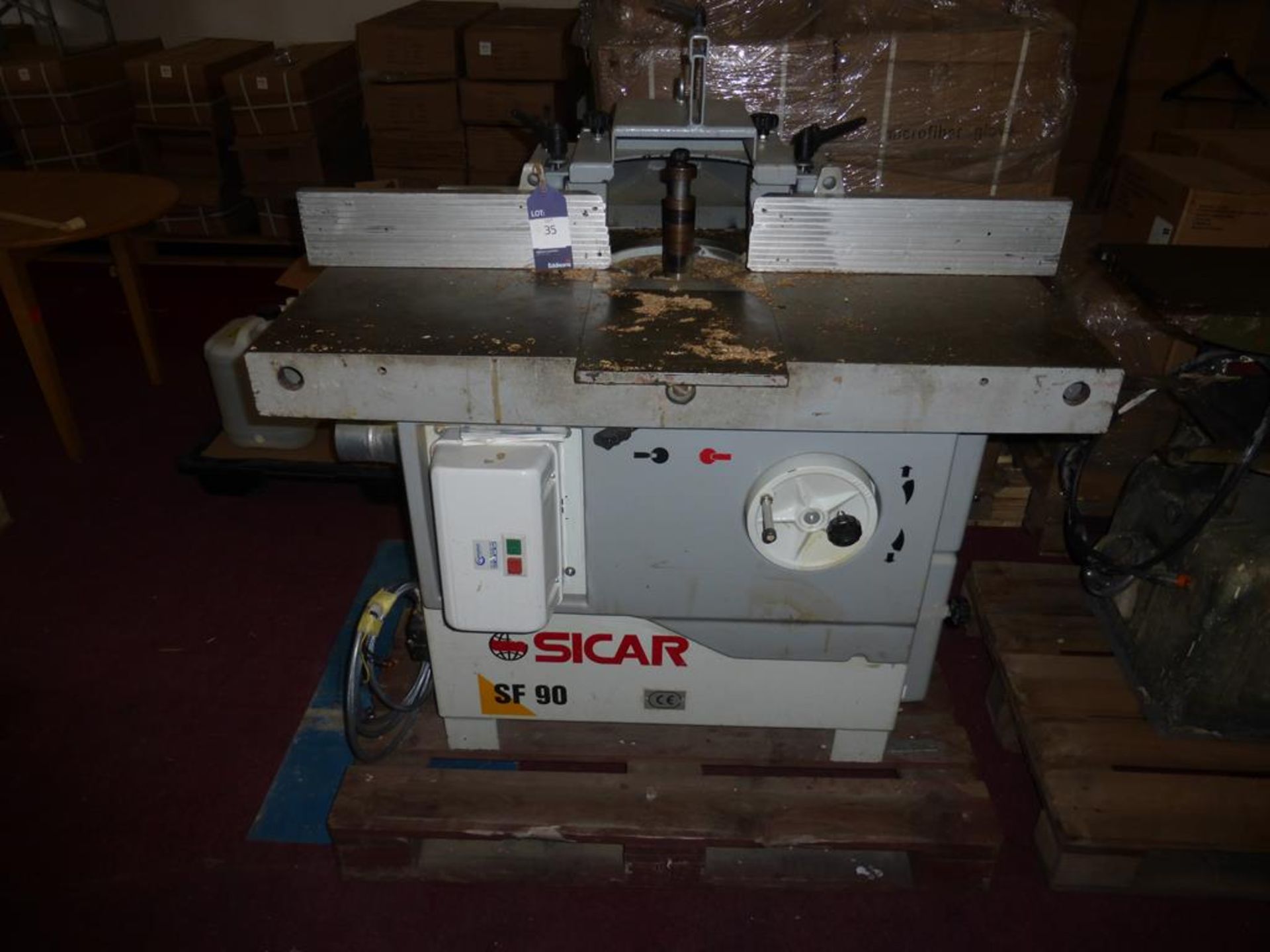 Sicar SF90 Spindle Moulder 3PH S/N 1051 YOM 2002.