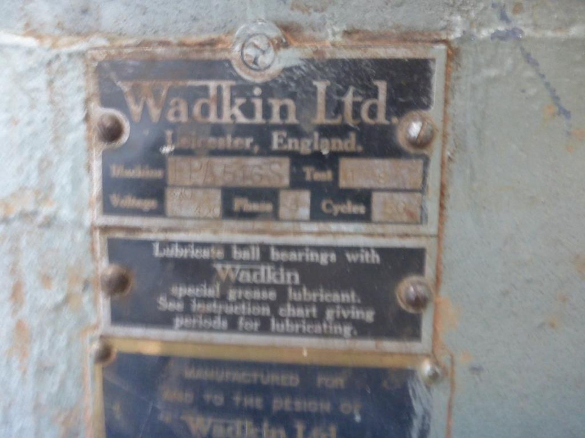 Wadkin EPA 5165 Spindle Moulder - Image 7 of 8