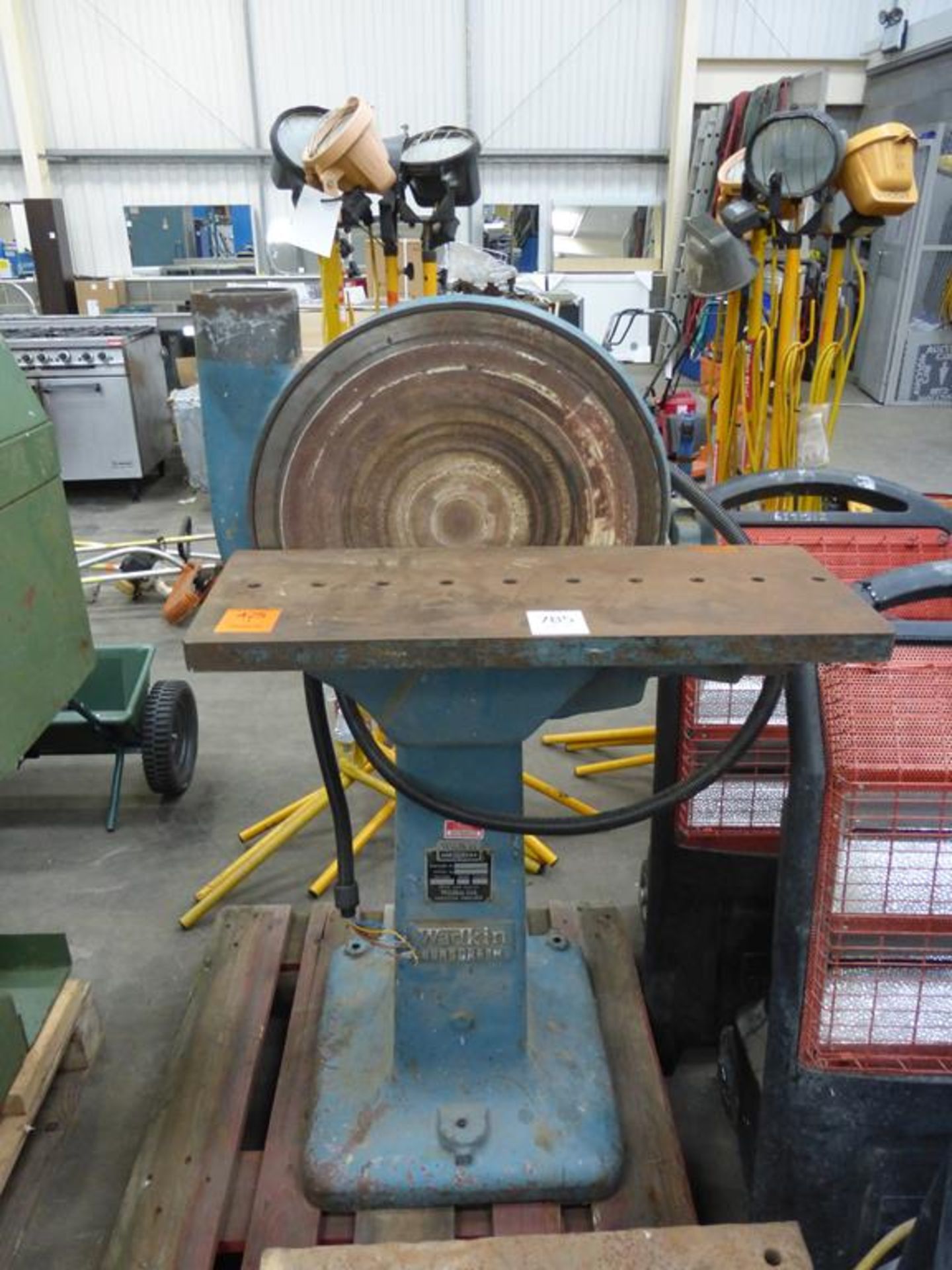 A Wadkin Bursgreen Disk Sander 3PH