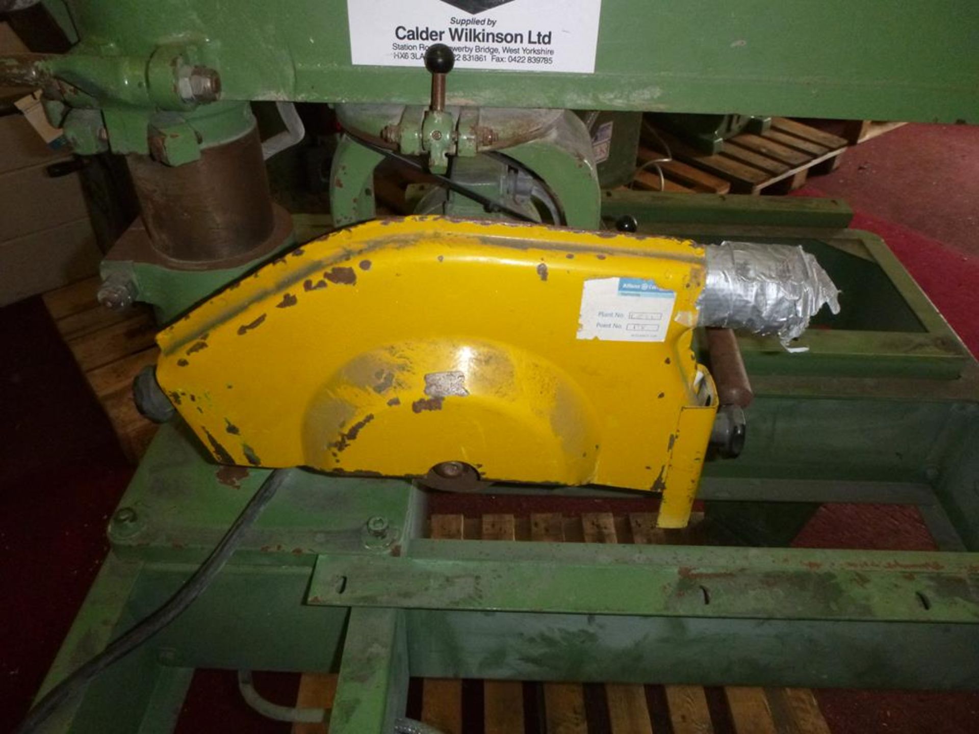 Wadkin Bursgreen 12 BRA Radial Arm Crosscut Saw 3PH - Image 6 of 6