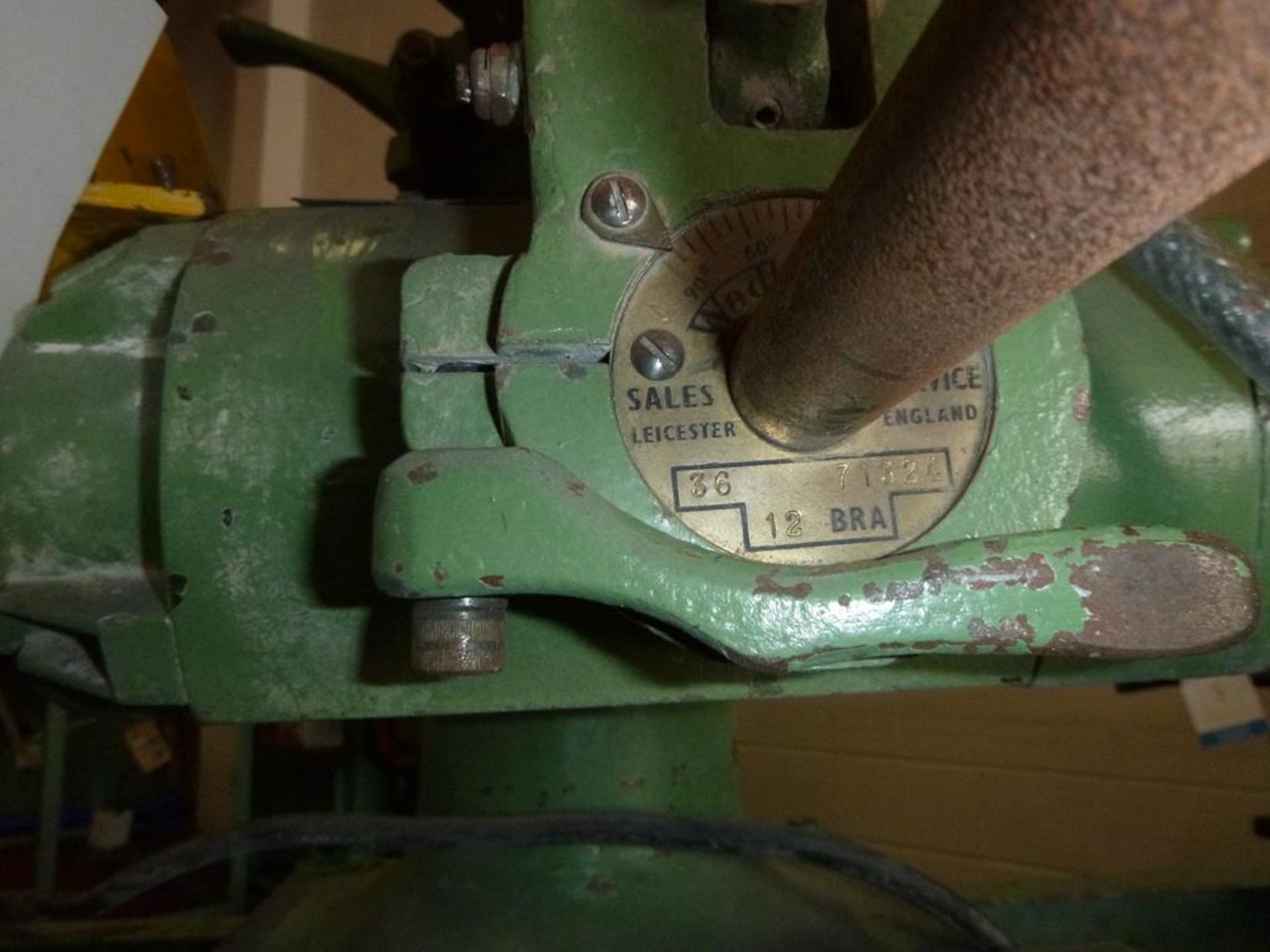 Wadkin Bursgreen 12 BRA Radial Arm Crosscut Saw 3PH - Image 4 of 6