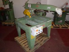 Wadkin Bursgreen 12 BRA Radial Arm Crosscut Saw 3PH