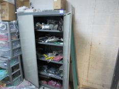 Steel Cupboard and various contents (image for example use only, please attend view day)