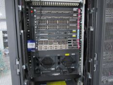 Cisco systems C6509-E-Fan enclosure including, Gigabit core network, 2 WS-X6724-SFP 24 plot