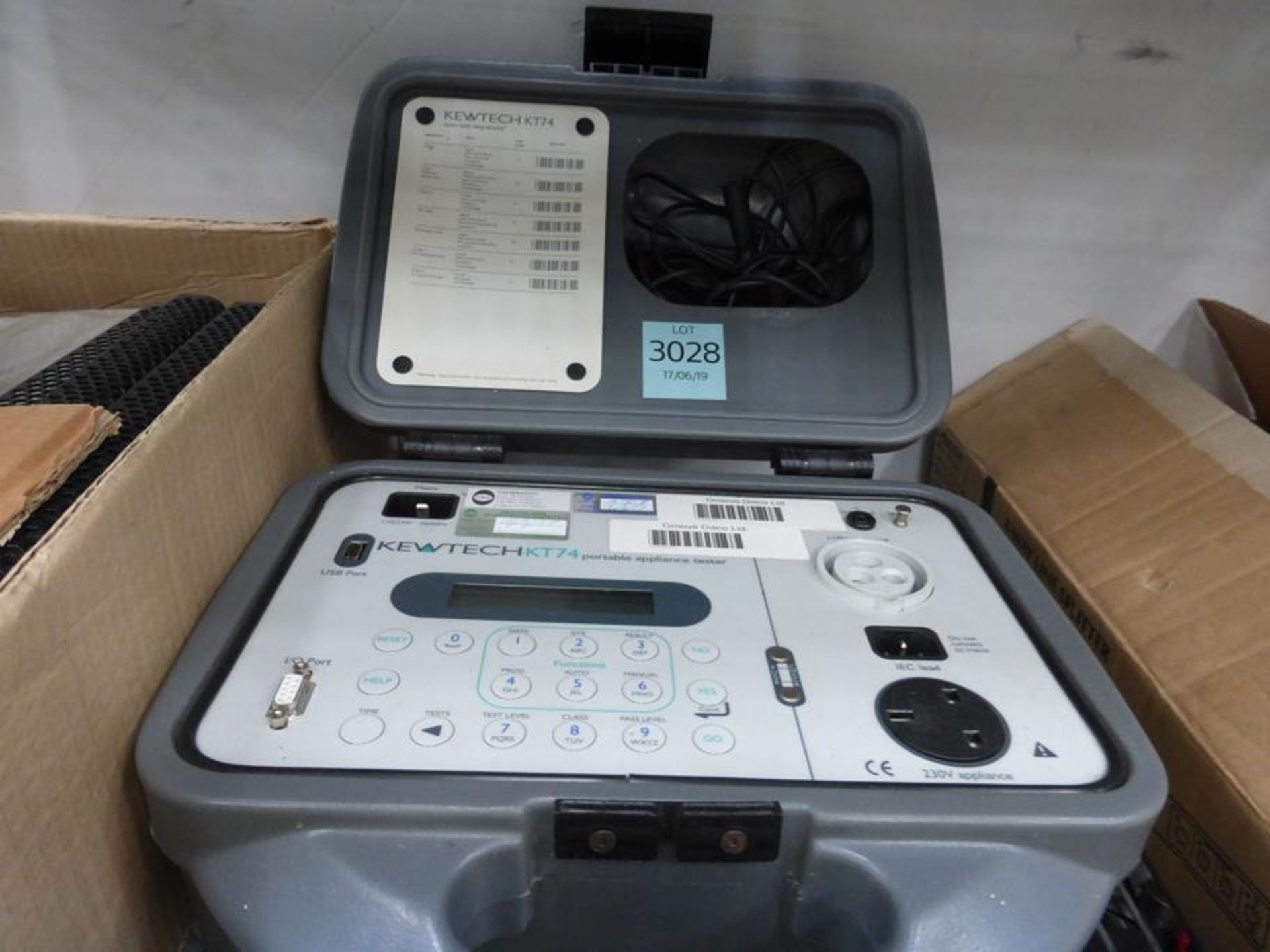 Kewtech KT74 Portable Appliance Tester