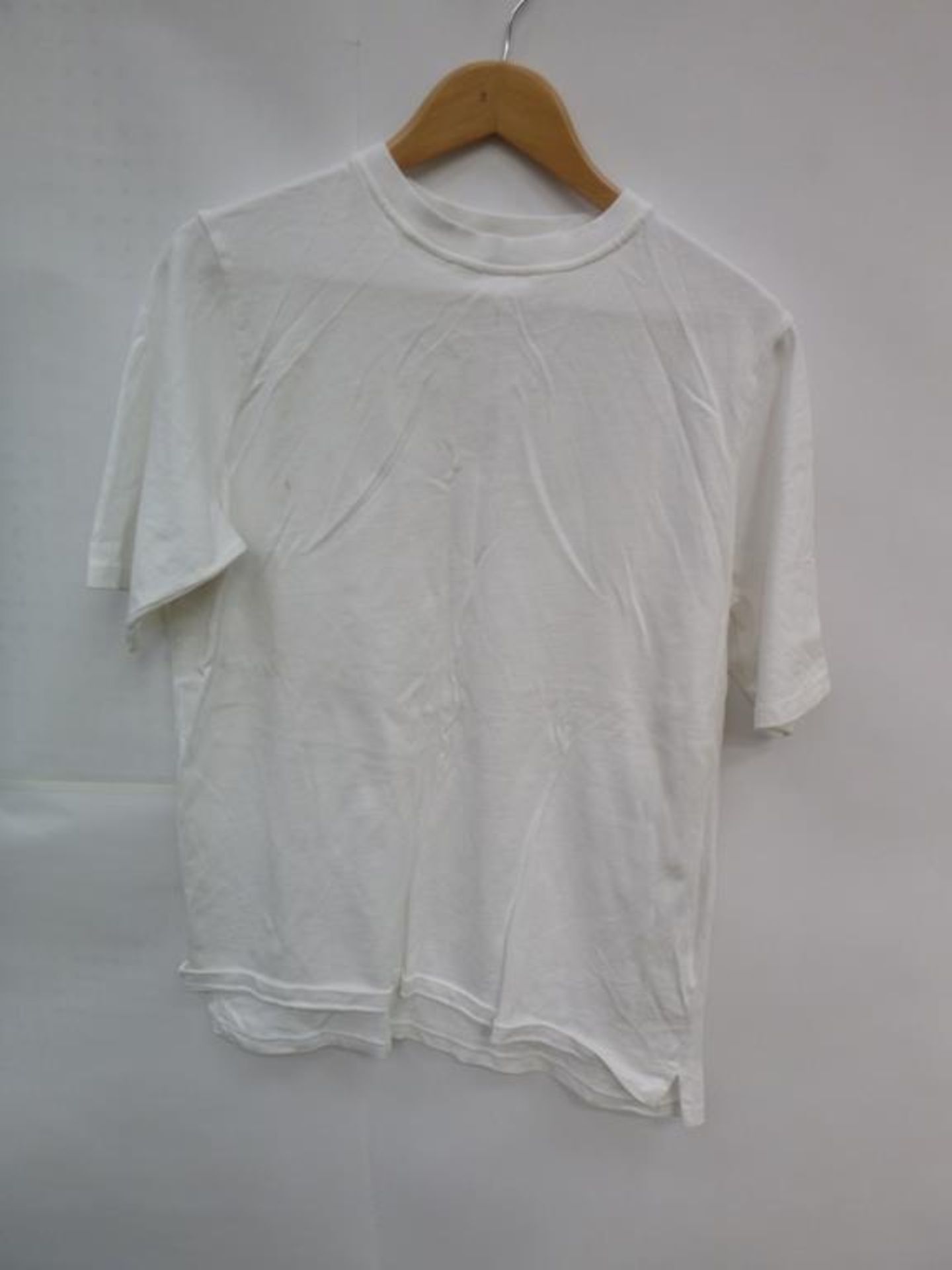 Three White Short Sleeve T-Shirt (2 XS, M), White Long Sleeve Jacket (S), Bright Yellow 'MX ISM' T- - Image 8 of 9