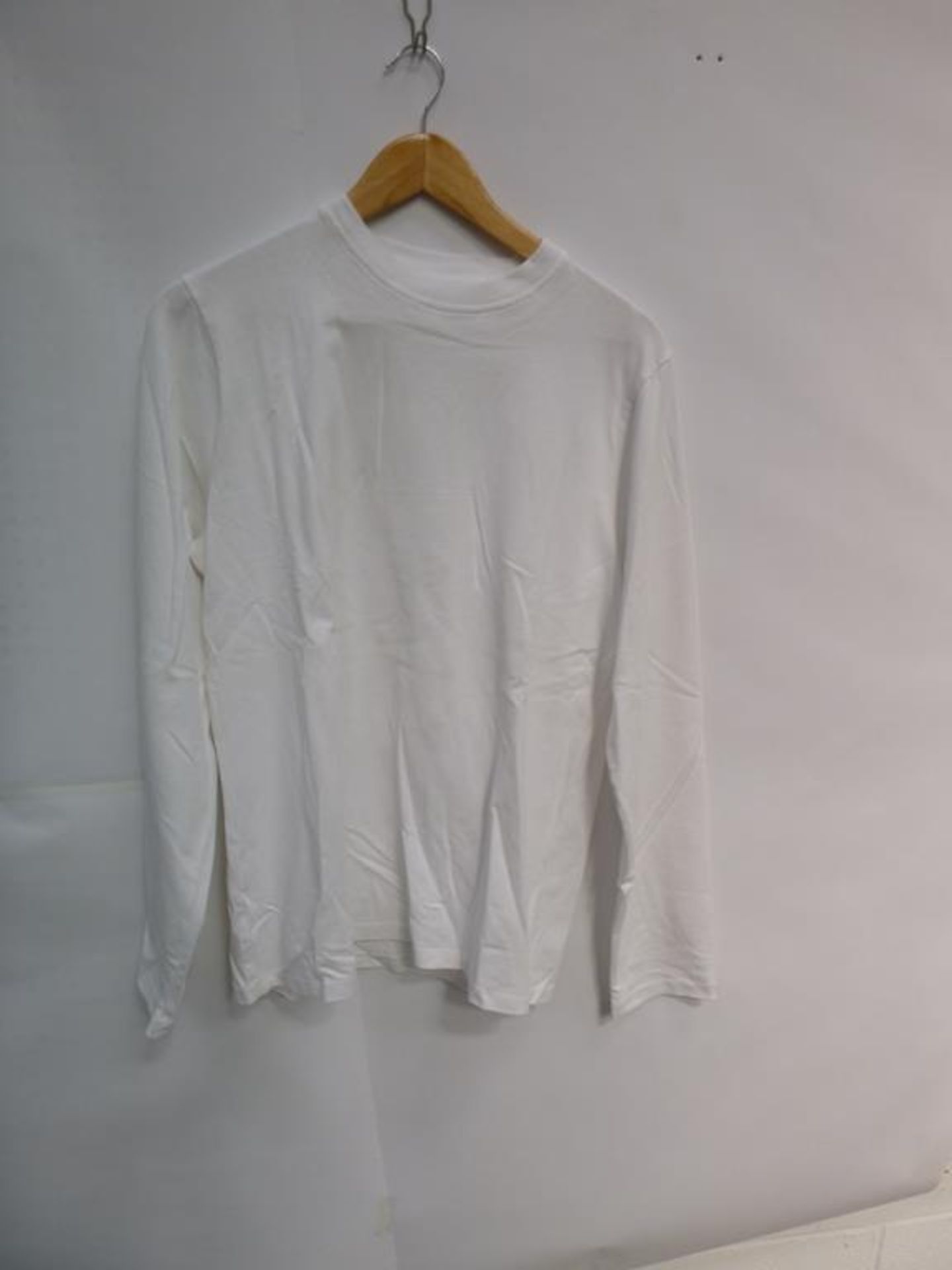 Four White Long Sleeve T-Shirts, Four Black Long Sleeve (3 S, L), Navy Sweatshirt (?) and - Image 4 of 10