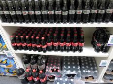 Four Shelves of Mixed Coca-Cola