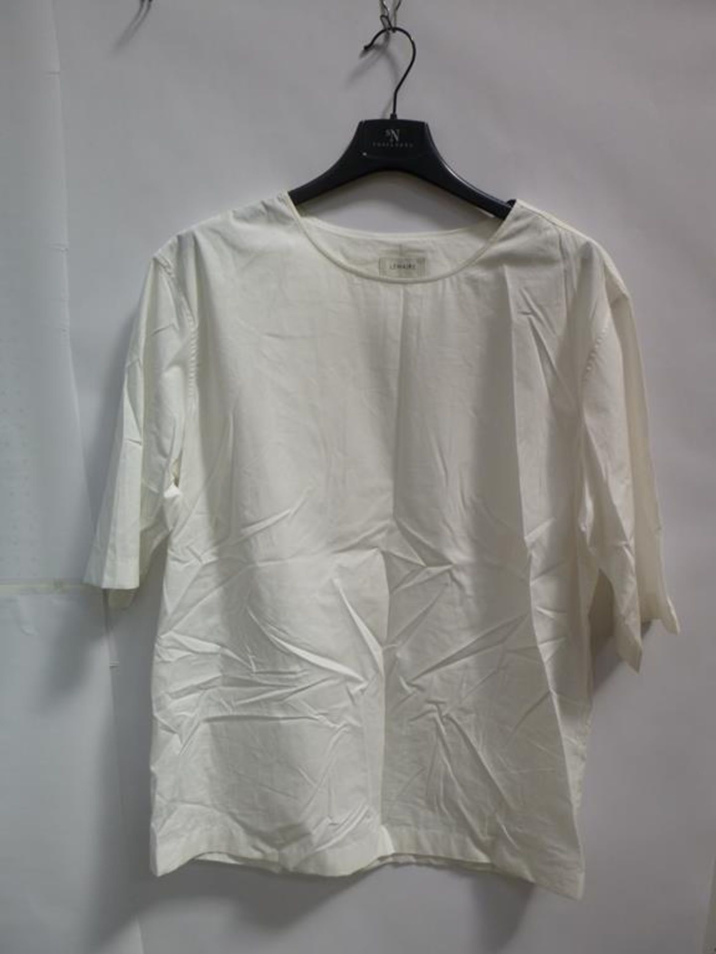 A Long Sleeved White T-Shirt (M), a Lemaire Short Sleeved T-Shirt (?), 5 x Long Sleeved Black Tops ( - Image 9 of 10