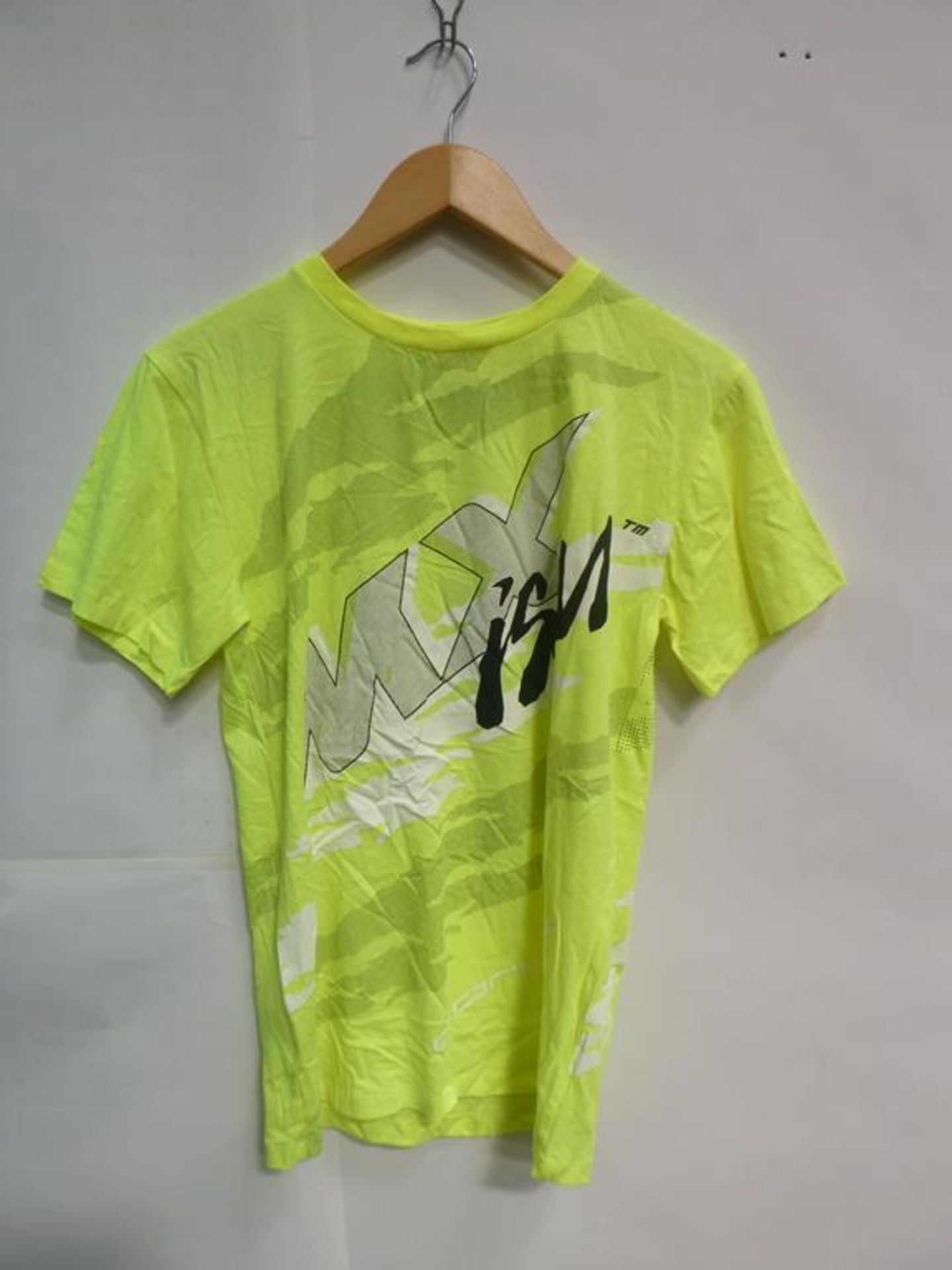 A Bright Yellow 'MX ISM' T-Shirt (S), White T-Shirt (XS), Peter Jensen 'Ice Cream' Blue (M), Blue an - Image 5 of 5