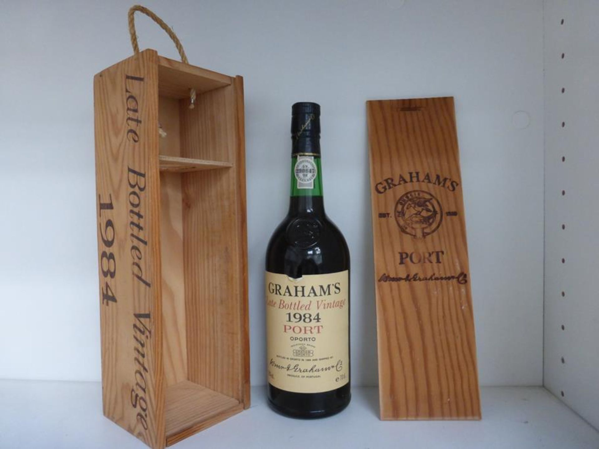 A 70cl Bottle of Grahams Late Bottled Vintage 1984 Port Oporto