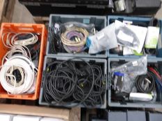Assorted Cable Leads etc