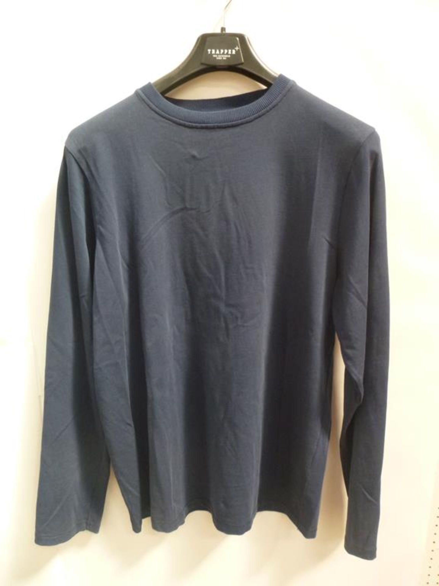 A Long Sleeved White T-Shirt (M), a Lemaire Short Sleeved T-Shirt (?), 5 x Long Sleeved Black Tops ( - Image 2 of 10
