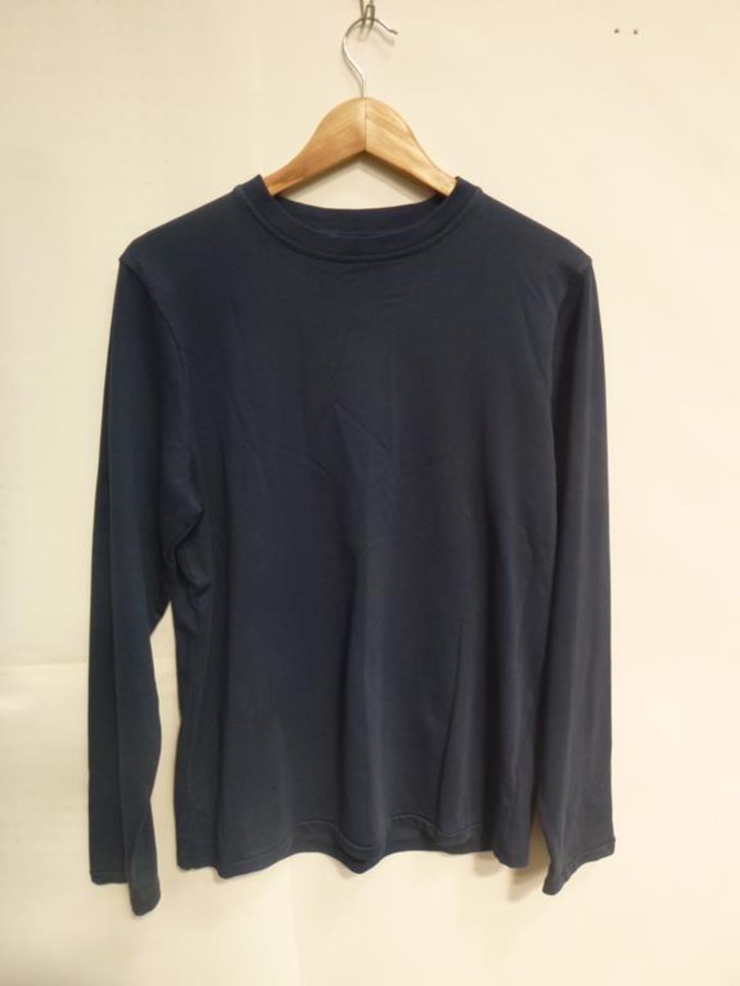 Three Navy Short Sleeve T-Shirts (2 XS, S), Two Navy Long Sleeve T-Shirts (XS, M), Celia Crew Linen - Image 7 of 7