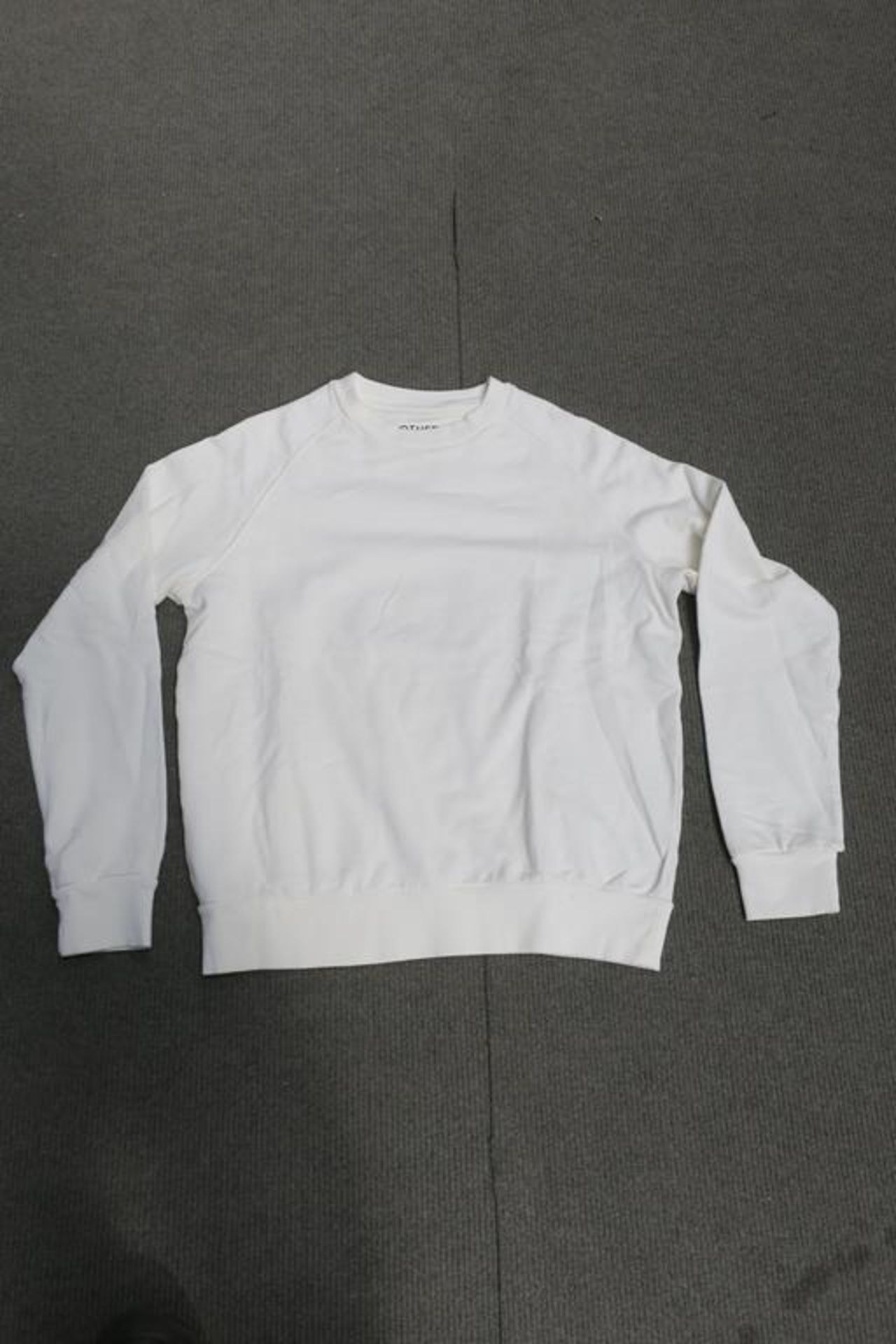 8 Other Ragian Sweatshirts Long Sleeved, Colour Ecru, 1 x XLarge, 2 x Large, 1 x Medium, 3 x Small,