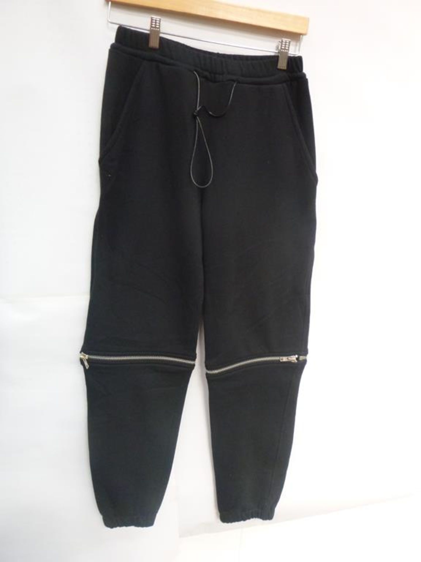 Black Mens Shirt (M) and Two Pairs of Knee Zip Track Pants (S)