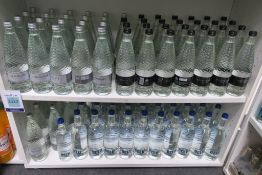 Two Shelves of Bottled Water