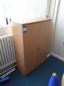 * Oak Effect 2 Door Office Cabinet 1200 x 800 x 350 Photographs are provided for example purposes