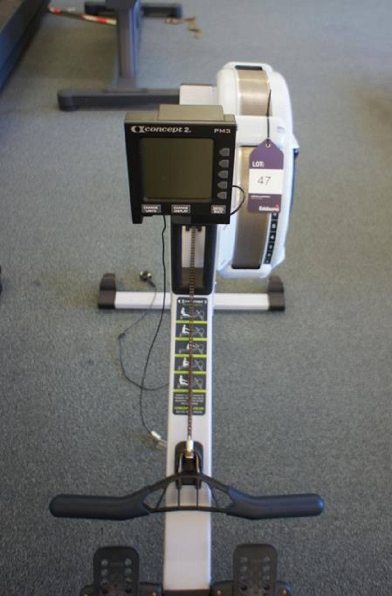 * Concept 2 PM3 Rowing Machine. Please note Collection of this lot is from Taunton. This lot is - Bild 2 aus 8