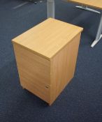 * Oak Effect Desk High Pedestal 800mm Deep Photographs are provided for example purposes only and do