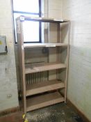 * 1 Bay Engineers Shelving (4 shelves) 1870 x 1000 x 400 Photographs are provided for example