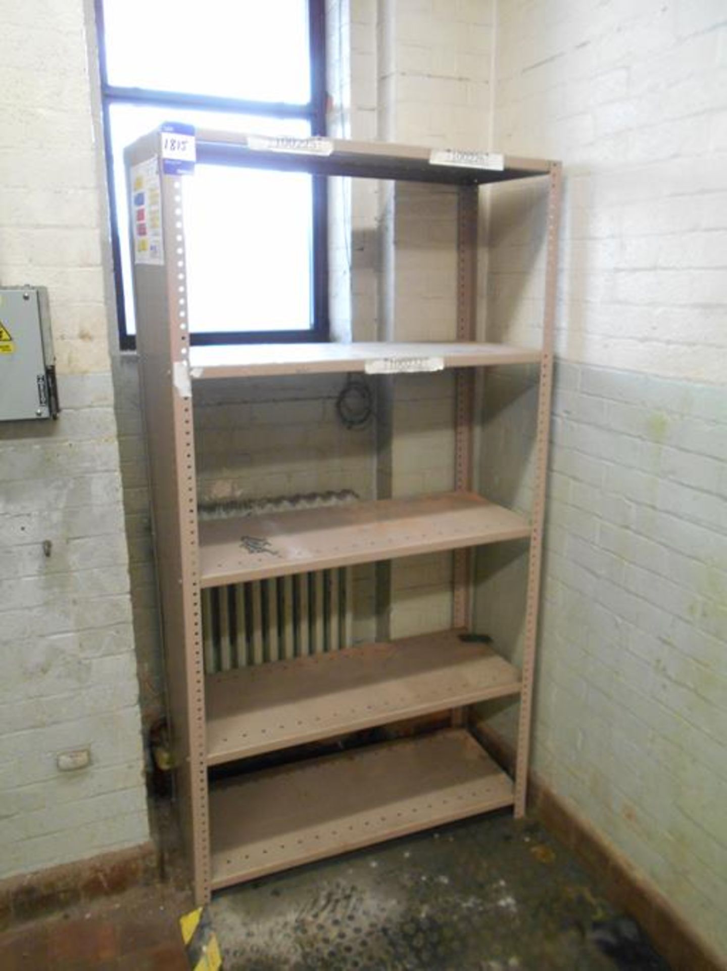 * 1 Bay Engineers Shelving (4 shelves) 1870 x 1000 x 400 Photographs are provided for example