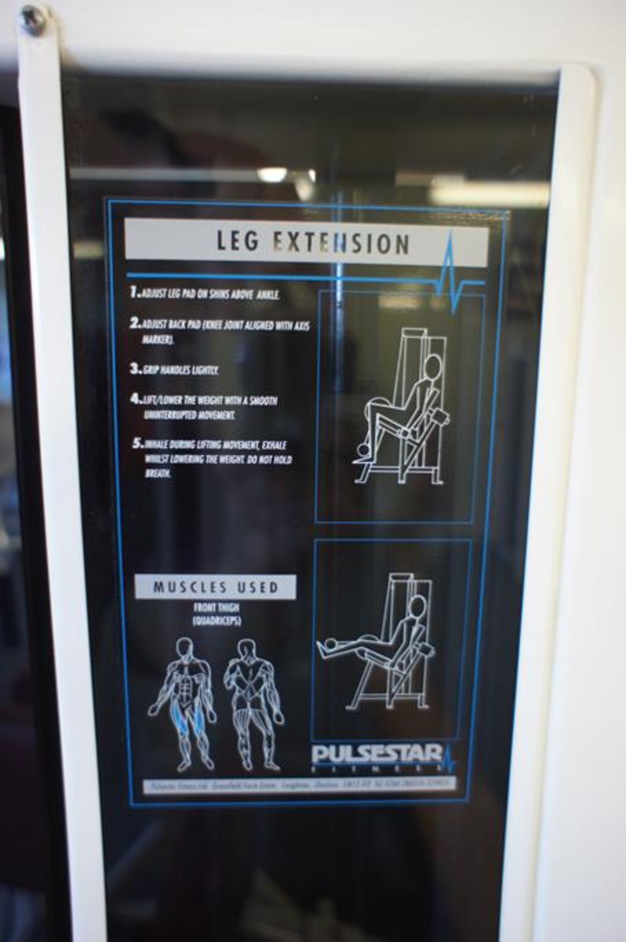 * Pulsestar Fitness Leg Extension Weight Lifting Machine, Lifting Weight 100Kg. Please note - Bild 6 aus 8