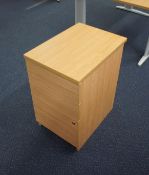 * Oak Effect Desk High Pedestal 800mm Deep Photographs are provided for example purposes only and do