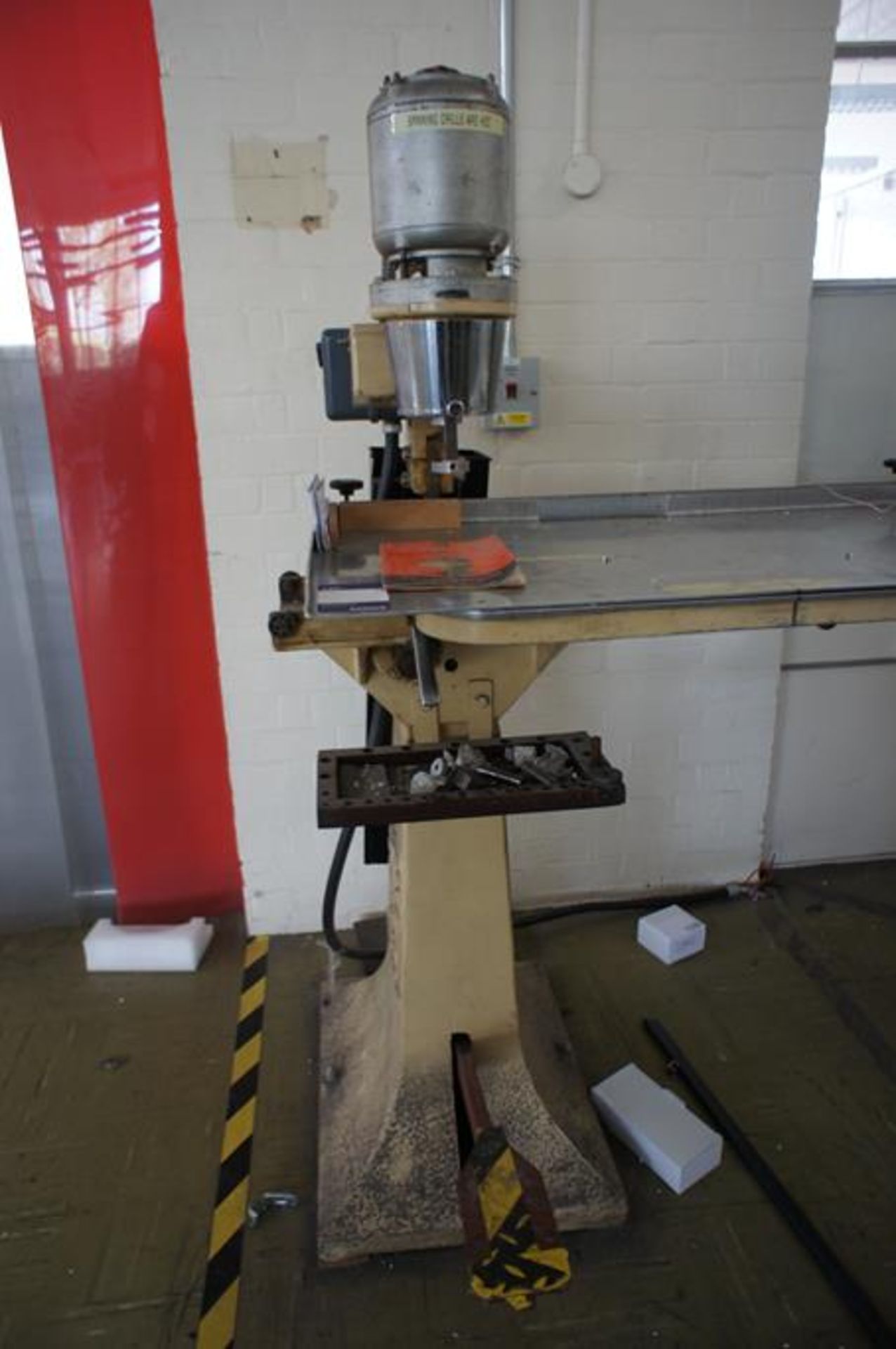 * SOAG, Paper Drilling Machine, Table Shift, serial number PD.3054. Please note Collection of this - Bild 12 aus 29