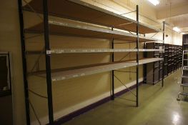 * 2 Bays of Boltless Racking Comprising of 3 End Frames 3.2m, 16 Cross Beams 3m Photographs are