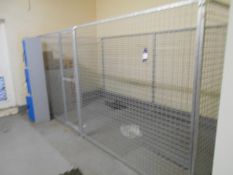 Four Sided Galvanise Mesh Holding Pen