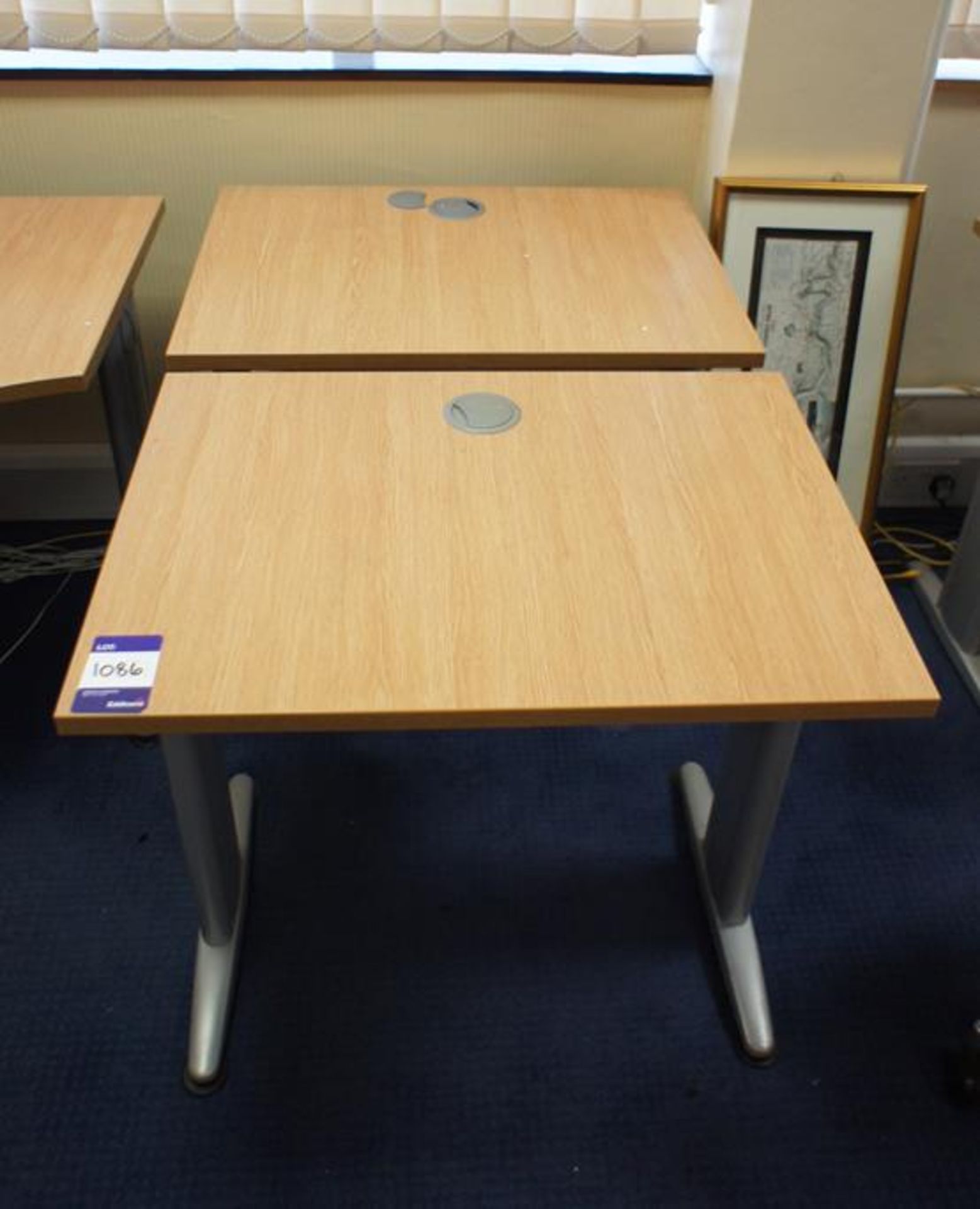 * 2 x Oak Effect Infill Tables 800 x 600 Photographs are provided for example purposes only and do - Image 3 of 3