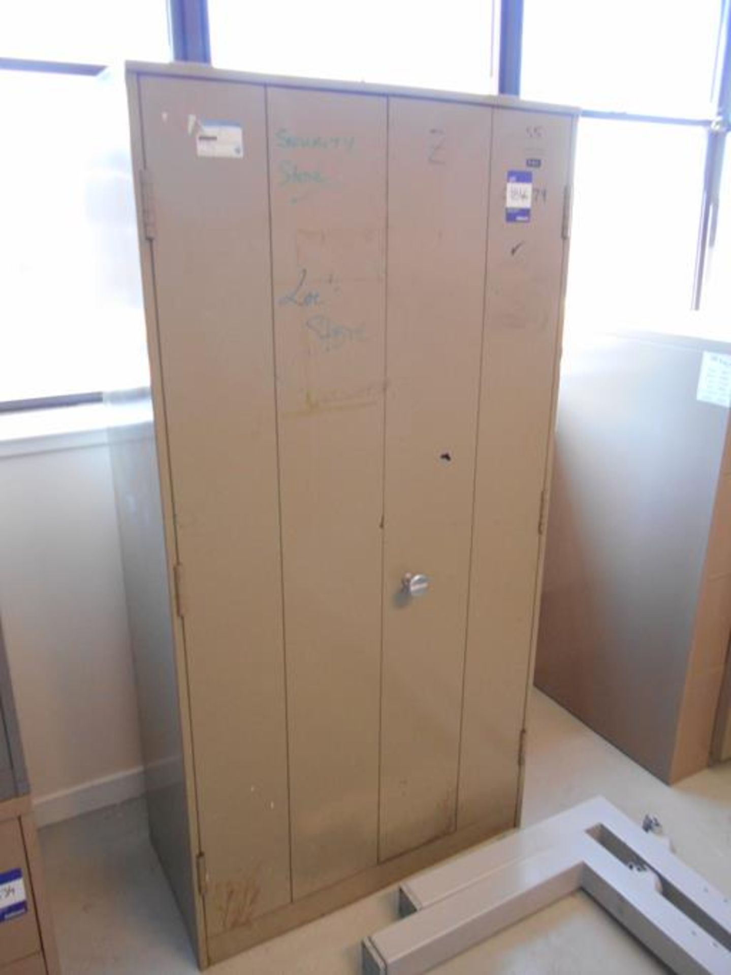 * Heavy Duty Steel secure Double Door Cabinet 1830 x 920 x 450 Photographs are provided for