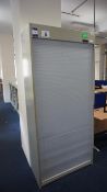 * Flexiform Single Tambour Door Office Cabinet 2180x1000x500mm Photographs are provided for