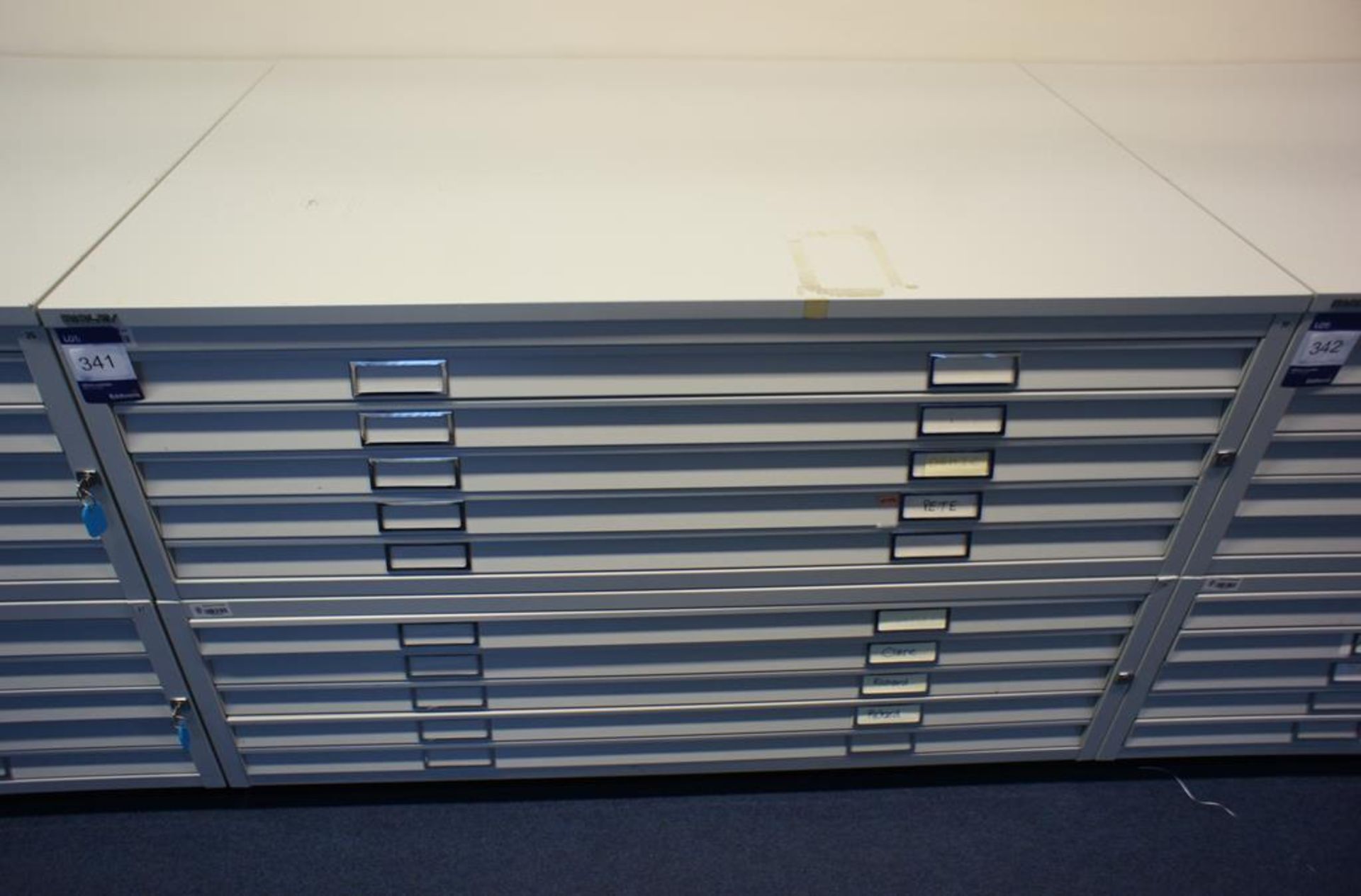 * Bisley 10 Drawer Metal Plan Chest 1360x920x930mm Photographs are provided for example purposes - Image 3 of 3