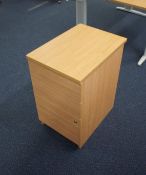 * Oak Effect Desk High Pedestal 800mm Deep Photographs are provided for example purposes only and do